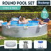 Bestway 3.05mx61cm Above Ground Swimming Pool Set Filter Pump Cover Round Steel Wall Frame Backyard Outdoor Summer Family Party Water Play Station. Available at Crazy Sales for $499.90