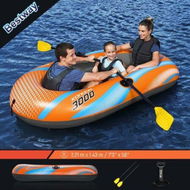 Detailed information about the product Bestway Inflatable Boat Blow Up Fishing Rowing Rafting Paddling Water Sport Floating Raft Air Diving River Canoe with Oars Hand Pump