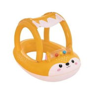 Detailed information about the product Bestway Kids Inflatable Fox Swim Float Floating Seat Canopy Pool Toys 94x66CM