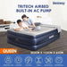 Bestway Queen Size Camping Air Bed Inflatable Flocked Mattress Built in AC Pump. Available at Crazy Sales for $89.97