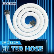 Detailed information about the product Bestway Swimming Pool Pump Hose Pipe Sand Filter Cartridge 3m x 38mm Diameter