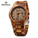 Bewell ZS - W086B Wood Quartz Men Watch Analog Date Display. Available at Crazy Sales for $39.95