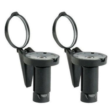 Bicycle Drop Bar Rear View Convex Mirror Handlebar Drop Bar Universal Left Right Reflector 2Pcs