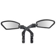Detailed information about the product Bicycle Mirror Handlebar Bike Rear View Mirrors HD Blast Resistant Crystal Clear Glass Safe Adjustable Rotatable Right Left Pair