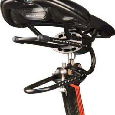 Bicycle Seat Shock Absorber Bike Saddle Suspension Device Max Load: 220 Lbs Spring Steel Black.