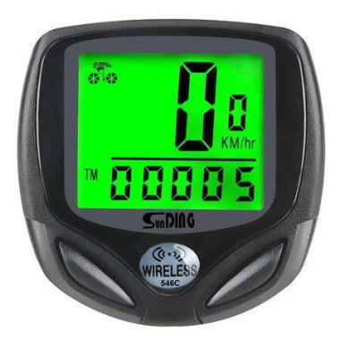 Bicycle Speedometer And Odometer Wireless Waterproof Cycle Bike Computer With LCD Display & Multi-Functions.