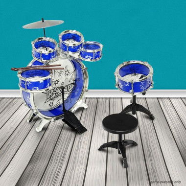 Big Band Lets Rock And Roll 13PCsToy Jazz Drum Kids Play Set