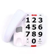 Detailed information about the product Big Button Corded Phone for Hearing and Visually Impaired Telephone for Seniors with Extra Loud Ringer