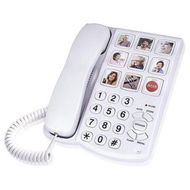 Detailed information about the product Big Button Corded Phone for Seniors, Landline Phones with One Touch Dialing, Extra Loud Ringer for Home, Office, Hotel