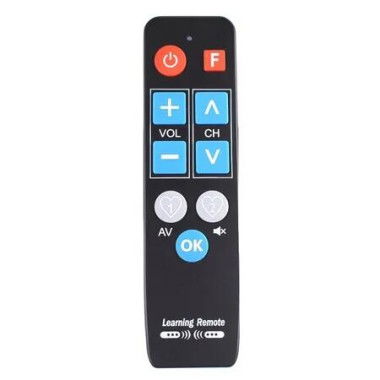 Big Button Remote for Seniors Elderly,Fit for TV, Streaming Box, Soundbar Audio Recevier, DVD/VCR/SAT Device and DVD