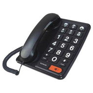 Detailed information about the product Big Buttons Phone for Seniors, Corded Telephone for Elderly for Living Alone, Hearing lmpaired, House Phones (Black)