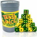Big Discoveries Trash Dice Fast-Paced Family Game, 2-Player Dice Board Game with Trash Can & 40-Piece Dice Set for Travel Party Game Night. Available at Crazy Sales for $16.99