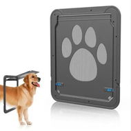Detailed information about the product Big Pet Door 41cmÃ—37cm Cat & Dog Door Screen Window Installation Free Access