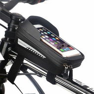 Detailed information about the product Bike Bag Bike Phone Front Frame Bag For Bicycle Top Tube Phone Pouch Stable And Waterproof Bike Phone Holder Bag Fit Phone Under 6.5 Inches.