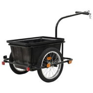 Detailed information about the product Bike Cargo Trailer Black 50 L