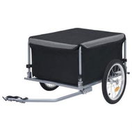 Detailed information about the product Bike Cargo Trailer Black And Grey 65 Kg