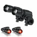Bike Lights 300 Lumens Cree LED Front And Rear Light Set 2 Pack Waterproof Aluminium Bicycle Safety Lights. Available at Crazy Sales for $31.99