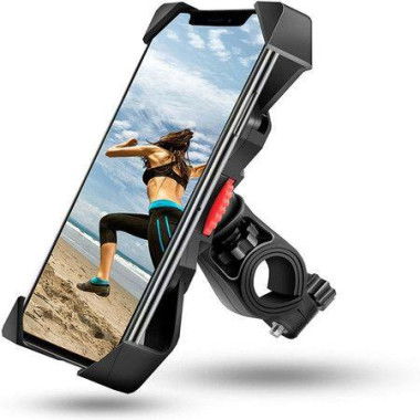 Bike Phone Mount Motorcycle Phone Mount 360-degree Rotation Bicycle Phone Holder Fits IPhone Samsung Galaxy