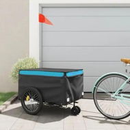 Detailed information about the product Bike Trailer Black and Blue 45 kg Iron