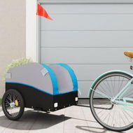 Detailed information about the product Bike Trailer Black and Blue 45 kg Iron