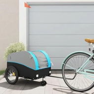 Detailed information about the product Bike Trailer Black and Blue 45 kg Iron