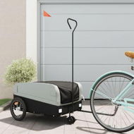 Detailed information about the product Bike Trailer Black and Grey 45 kg Iron