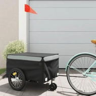 Detailed information about the product Bike Trailer Black and Grey 45 kg Iron