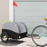 Detailed information about the product Bike Trailer Black and Grey 45 kg Iron