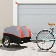 Detailed information about the product Bike Trailer Black and Orange 45 kg Iron