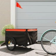 Detailed information about the product Bike Trailer Black and Orange 45 kg Iron