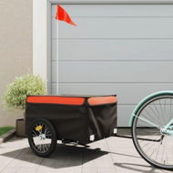 Detailed information about the product Bike Trailer Black and Orange 45 kg Iron