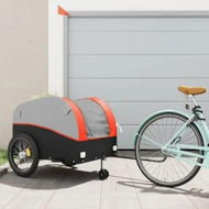 Detailed information about the product Bike Trailer Black and Orange 45 kg Iron