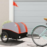 Detailed information about the product Bike Trailer Black and Orange 45 kg Iron