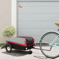 Detailed information about the product Bike Trailer Black and Red 30 kg Iron