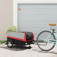 Detailed information about the product Bike Trailer Black and Red 45 kg Iron