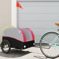 Detailed information about the product Bike Trailer Black and Red 45 kg Iron