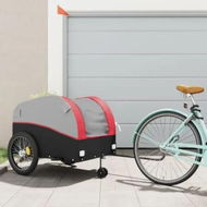 Detailed information about the product Bike Trailer Black and Red 45 kg Iron