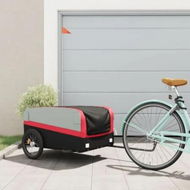 Detailed information about the product Bike Trailer Black and Red 45 kg Iron