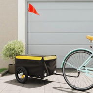 Detailed information about the product Bike Trailer Black and Yellow 30 kg Iron