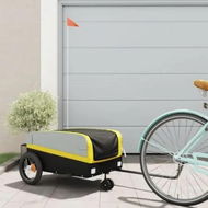 Detailed information about the product Bike Trailer Black and Yellow 30 kg Iron