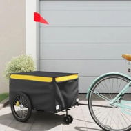 Detailed information about the product Bike Trailer Black and Yellow 30 kg Iron