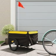 Detailed information about the product Bike Trailer Black and Yellow 45 kg Iron