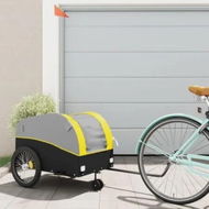 Detailed information about the product Bike Trailer Black and Yellow 45 kg Iron