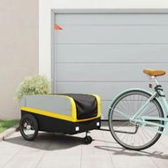 Detailed information about the product Bike Trailer Black and Yellow 45 kg Iron