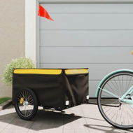 Detailed information about the product Bike Trailer Black and Yellow 45 kg Iron