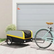 Detailed information about the product Bike Trailer Black and Yellow 45 kg Iron