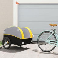 Detailed information about the product Bike Trailer Black and Yellow 45 kg Iron