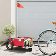 Detailed information about the product Bike Trailer Red Oxford Fabric and Iron