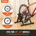 Bike Trainer Stand Fluid Stationary Bike Stand for 26'-29' Wheels Noise Reduction Fluid Flywheel Portable Cycling Stand for Indoor Riding Exercise. Available at Crazy Sales for $189.95