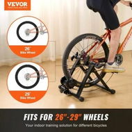 Detailed information about the product Bike Trainer Stand Magnetic Stationary Bike Stand for 26'-29' Wheels 8 Resistance Settings Low Noise Motor Protable for Indoor Riding Exercise